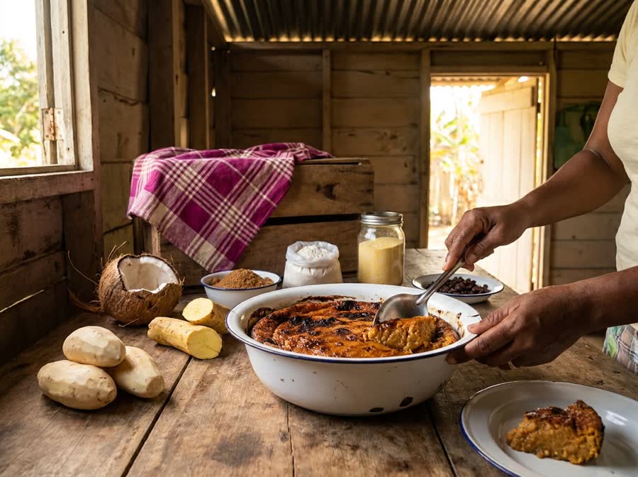 Sweet potato pudding